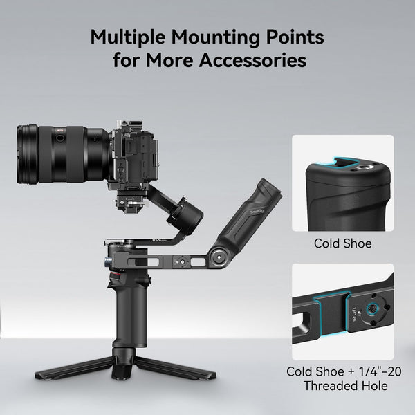 SMALLRIG Plastic Lightweight Adjustable Handle Sling Handgrip ONLY for DJI RS 3 mini/ 4 Mini Gimbal Handheld Stabilizer, with Quick Release NATO Clamp - 4197B