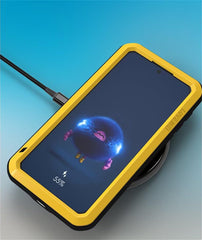 For Huawei Pura 80 Metal Case, LOVE MEI Outdoor Armor Tank Shockproof Dust/Dirt/Snow Proof Hybrid Heavy Duty Aluminum Metal Case (White, Huawei Pura 80 Ultra)