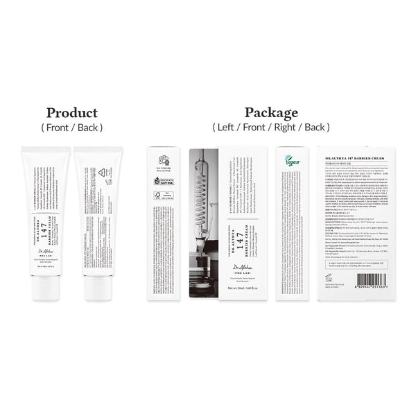 Dr.Althea 147 Barrier Cream | Daily Skin Barrier Care | Deep Hydrating with Hyaluronic Acid & Ceramides | Korean Vegan Skincare for All Skin Types, 50ml (Pack of 1)