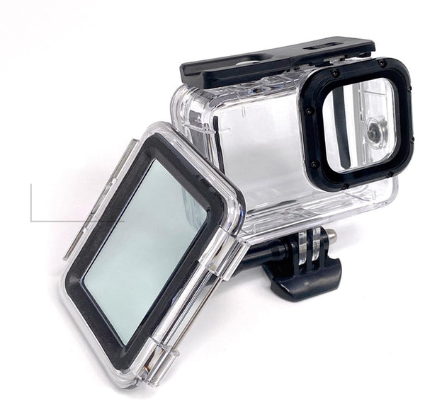 Protective Underwater Diving 60 Meters Waterproof Housing Case for Go pro Hero 13/12/11/10/9 Black Action Cameras with Accessories