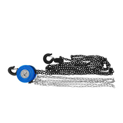 2 Ton Hand Chain Hoist 9.51ft Manganese Steel Manual Lifting Tool Industrial Chain Block with Swivel Hook Heavy Du Cable Hoist for Worhop and Ga