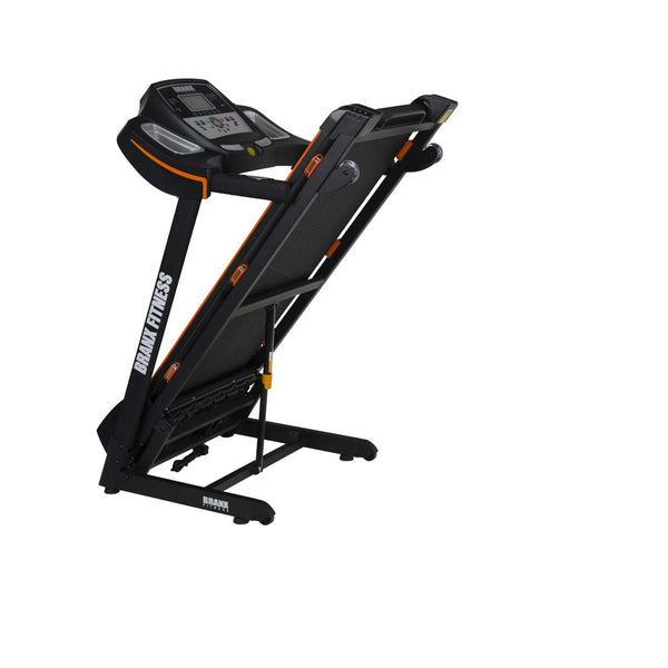 Branx Fitness 'NEW' Compact Foldable 'Energy Pro' Treadmill - 16.5km/h - 0-16 Level Auto Incline - 5hp Peak Motor - Bluetooth - 125kg Max User Weight Limit