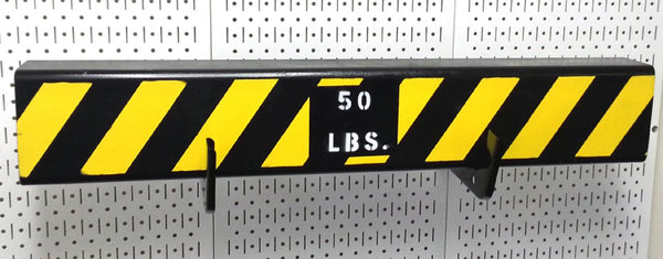 Wall Control Heavy Duty Hook Hook Pair - Slotted Metal Pegboard Heavy-Duty Hooks Pegboard and Slotted Tool Board - Black