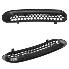 [Upgrade Clip in Version] Opar Matte Black Front Mesh Grille Inserts for 2007-2015 Jeep JK Wrangler & Wrangler Unlimited (Pack of 7)