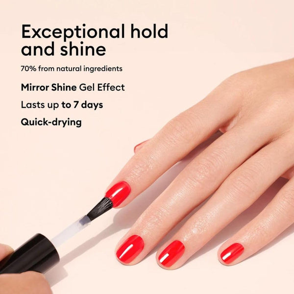 Manucurist - Green Sunshine Nail Polish Top Coat - Vegan Top Coat - 12-Free - Plant-Based Ingredients (69%) - Made in France - 15 ml