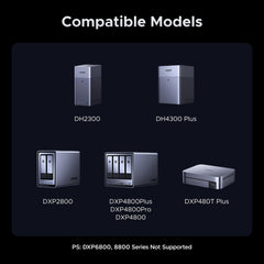 UGREEN NAS UPS, 120W DC Battery Backup and Surge Protector, 12000mAh Uninterruptible Battery Power Supply Compatible NAS DXP2800, DXP4800, DXP4800 Plus, DXP480T Plus, DH2300, DH4300 Plus Only