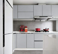 Timeet Peel and Stick Wallpaper Grey Glitter Effect Sticky Back Plastic Paper 60x500cm Self Adhesive Wallpaper Waterproof Vinyl Film Roll Furniture Stickers for Kitchen Covering Wrap Cabinets