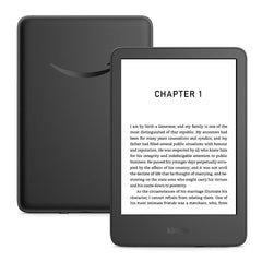 Amazon Kindle (newest gen) – Lightest and most compact Kindle with glare-free display, faster page turns, adjustable front light and long battery life – 16 GB – With Ads – Black