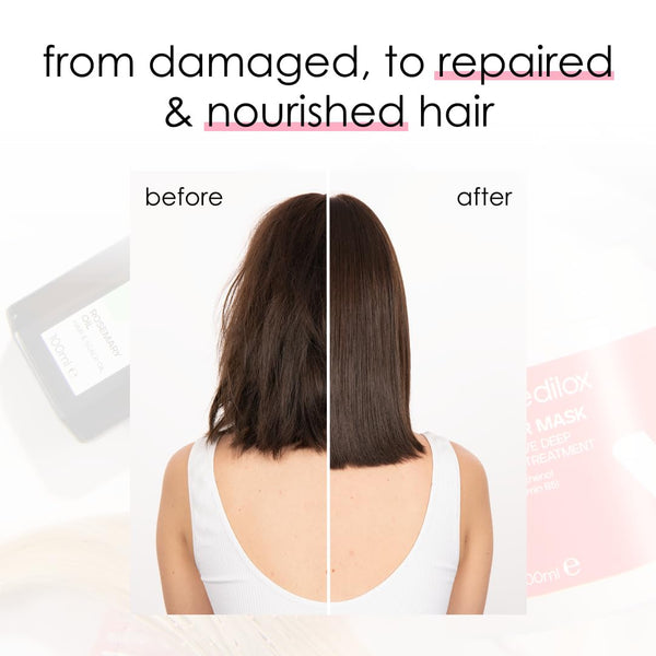 Incredilox Deep Repair Hair Mask 2 x 500ml – Intensive Treatment for Dry, Damaged Hair – Deep Nourishment, Smooth & Shiny Finish – Salon Grade Formula – All Hair Types – Made in UK – Value Pack