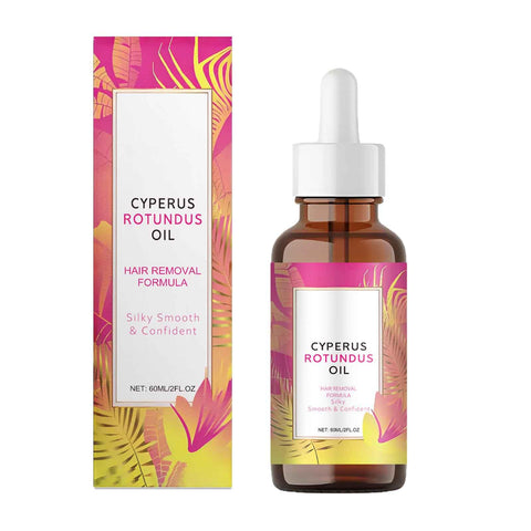 Caramela Cyperus Rotundus Oil, Cyperus Rotundus Oil, 60ML Cyperu𝐬 Rotundu𝐬 Skin Serum, Effective Hair Removal Solution, Reduces Body Unwanted Hair Growth, for All Skin Types (1pcs)