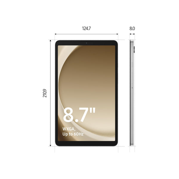 Samsung Galaxy Tab A9 Android Tablet, 64GB Storage, 4GB Ram, Large Display, Rich Sound, Graphite, 3 Year Extended Warranty (UK Version)
