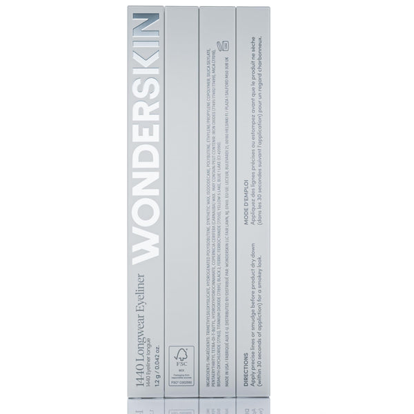 Wonderskin 1440 Longwear Brown Eyeliner Pencil, 3 Pack - Waterproof, Sharpenable Eyeliner Pencil & Smudge Proof Brown Eye Liner Pencils (Kalamata)