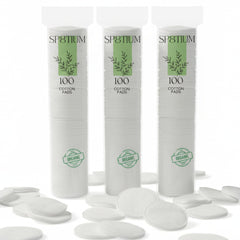SP8TIUM Cotton Pads Cotton Wool Pads Non-Fleecing No Shed Makeup Remover (300 Pack)