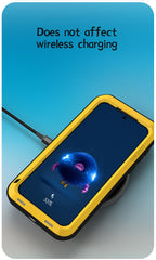 LOVE MEI for Huawei Pura 80 Pro/Huawei Pura 80 Pro+ Metal Case,Outdoor Heavy Duty Rugged Aluminum Metal Military Bumper Shockproof Protection Case Cove 【Without Tempered Glass】 (Red)