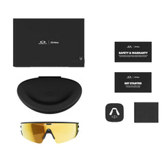 Oakley Meta Vanguard AI Glasses for Men, Women — Performance Sport Eyewear — 12 MP Camera, 3K Ultra HD, Garmin, IP67 Waterproof — Black/Prizm™ 24K Lenses