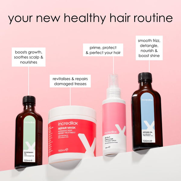 Incredilox Deep Repair Hair Mask 2 x 500ml – Intensive Treatment for Dry, Damaged Hair – Deep Nourishment, Smooth & Shiny Finish – Salon Grade Formula – All Hair Types – Made in UK – Value Pack