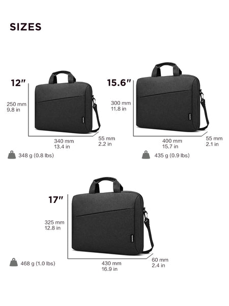 Lenovo [Tasche] 15,6 Zoll Casual Topload Laptop Tasche T210 (wasserabweisend), works with Chromebook (WWCB), schwarz, 435 g (0.90 lbs)