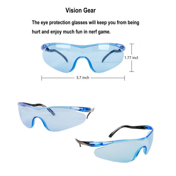 nerf gun goggles LUUFAN Tactical Vest Kit for NERF Guns with Reload Clips, Refill Darts – Fumba Store