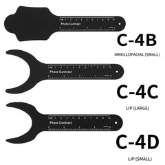 6 Pcs Dental Photography Contraster, 6 Size Black Background Board Intraoral Photographic, Palatal Photo Contrast Kit