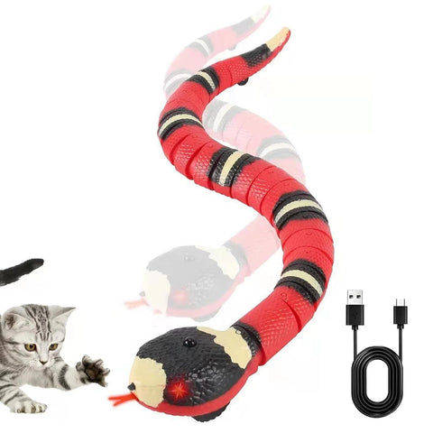 ZUICC Snake Cat Toy Interactive Smart Sensing USB Rechargeable for Pets