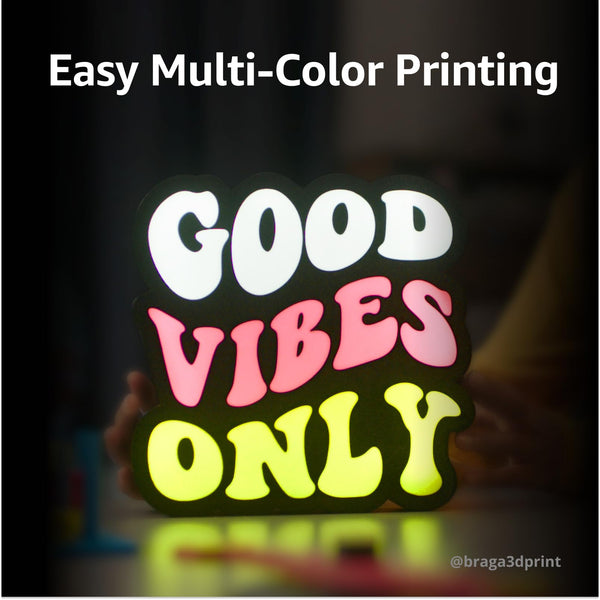 Bambu Lab A1 Combo + LED Lamp Kit, Multi-Color 3D Printing (With AMS lite)