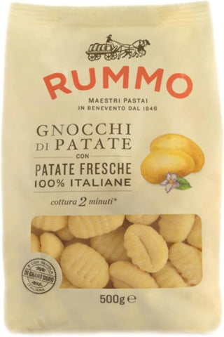 Rummo Gnocchi Di Patate Pasta No.117 - Light & Fluffy Italian Potato Pillows, Perfect for Indulgent Sauces, 500 g (Pack of 1)