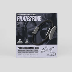 Phoenix Fitness Pilates Ring - Double Handle Exercise Circle Fitness Magic Circle Resistance Ring Dual Grip for Yoga Core Training - 15 Inch, Black