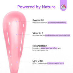 SAVILAND Poly Nail Gel Kit: All-in-1 Polygel Nail Kit with U V Lamp Light Quick Dry Slip Solution 4 Colors Sheer Nude Pink White Long-Wear Jelly Nails Extensions for Beginner Starter DIY Nail Art