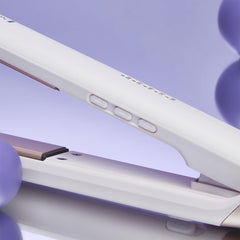 Remington Straightener [Advanced Ceramic + Almond Oil] Almond Allure (Ultra-Fast Heat Up, Digital Temperature Control, Curved Design for Curls & Waves, Extra-Long Plates, Worldwide Voltage) S4807