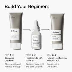 The Ordinary Niacinamide 10% + Zinc 1% Serum – Brightening and Smoothing Skincare for Blemish-Prone Skin, 30ml