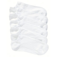 Britwear 6 x Ladies Short Trainer Sport Socks (Cotton Blend) Colour:White Shoe Size:UK 4-6