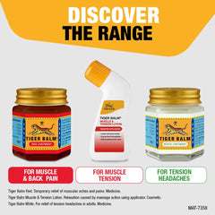 Tiger Balm Red Ointment (30g), Effective Herbal Pain Relief, for Muscle & Back Pain