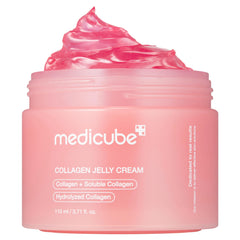 medicube Collagen Jelly Cream- Niacinamide & Freeze-Dried Hydrolyzed Collagen-Boosts skin barrier hydration & gives 24h Glow & Firmer looking skin | No artificial color, Korean skincare 110ml