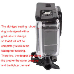 Protective Underwater Diving 60 Meters Waterproof Housing Case for Go pro Hero 13/12/11/10/9 Black Action Cameras with Accessories
