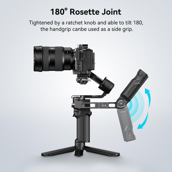 SMALLRIG Plastic Lightweight Adjustable Handle Sling Handgrip ONLY for DJI RS 3 mini/ 4 Mini Gimbal Handheld Stabilizer, with Quick Release NATO Clamp - 4197B