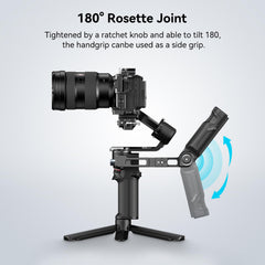 SMALLRIG Plastic Lightweight Adjustable Handle Sling Handgrip ONLY for DJI RS 3 mini/ 4 Mini Gimbal Handheld Stabilizer, with Quick Release NATO Clamp - 4197B