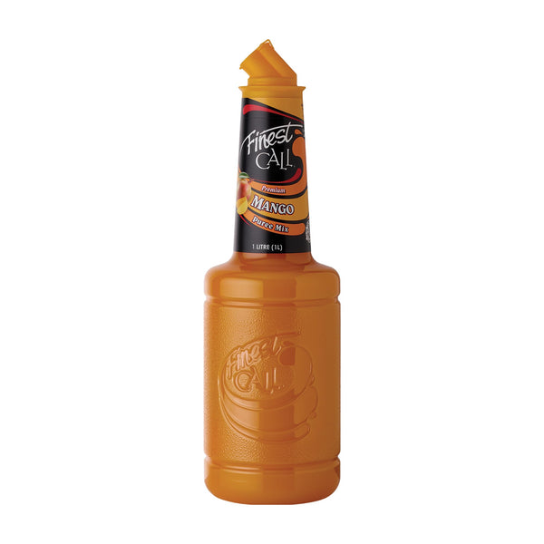 Finest Call Mango Puree | 1 Litre Bottle | Real Fruit | Cocktail Ingredient | Easy Pour | Bar Essential | Premium Ingredients | Cocktail Mix | Drink & Smoothies