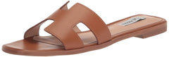 Steve Madden Women's Hadyn Sandal, Cognac Leather, 8 UK