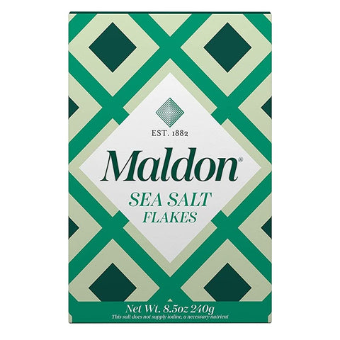 Maldon Salt, Sea Salt Flakes, (240 g) 8.5 oz (Pack of 2)