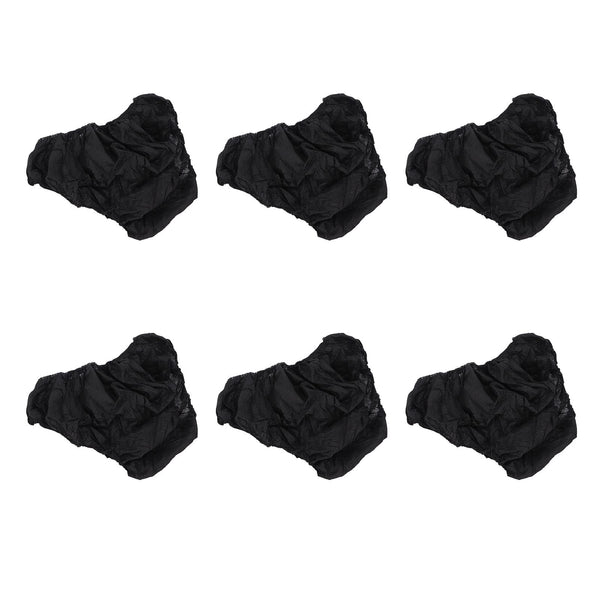 FILFEEL 50pcs Disposable Underwear, Portable Travel Underwear Disposable Panties for Outdoor Tourism Hotel Travel SPA Salon (Black) Free Size