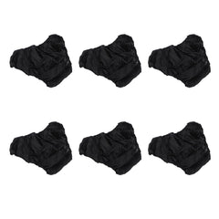 FILFEEL 50pcs Disposable Underwear, Portable Travel Underwear Disposable Panties for Outdoor Tourism Hotel Travel SPA Salon (Black) Free Size