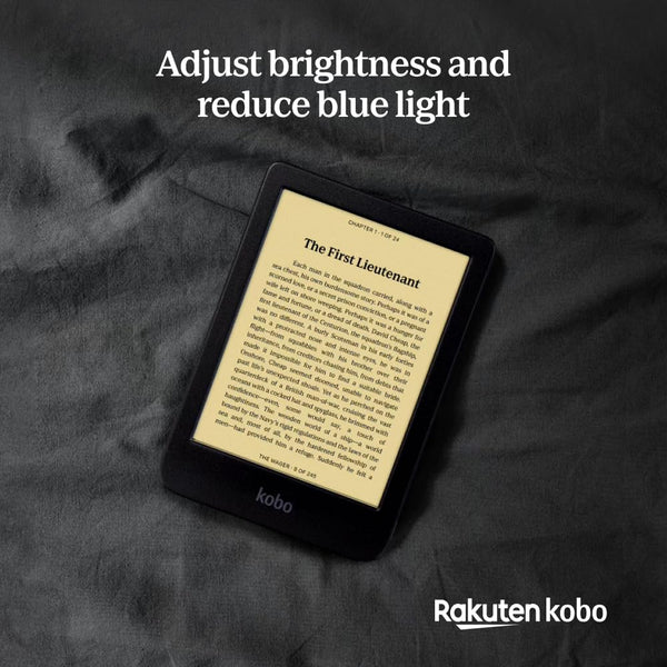 Kobo Clara BW | eReader | 6â€ Glare-Free Touchscreen with ComfortLight PRO | Dark Mode Option | Audiobooks | Waterproof | 16GB of Storage | Black