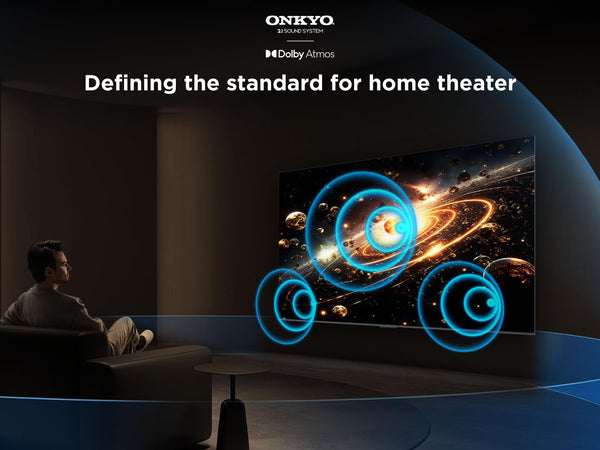 TCL 55C6KS-UK QD-Mini LED TV, 4K HDR Premium, Powered by Google TV (Dolby Vision & Atmos, Onkyo 2.1 Sound System, Hands-Free Voice Control, Apple AirPlay 2 & Alexa, 2025 New Model)