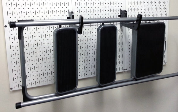 Wall Control Heavy Duty Hook Hook Pair - Slotted Metal Pegboard Heavy-Duty Hooks Pegboard and Slotted Tool Board - Black