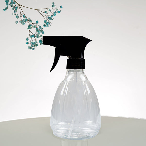 Empty Spray Bottle Plastic Bottles Essential Oil Gardening Trigger Sprayer Reusable Fine Mist Travel Party Barbershop Plant Mist Kitchen Bathroom Organic Cleaning Hair Salon 400ml (2PC)