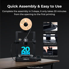 Creality Ender 3 V3 SE 3D Printer 250mm/s CR Touch Auto Leveling FDM 3D Printers with Sprite Direct Extruder, Dual Z-axis & Y-axis Auto-Load Filament, Upgraded Ender 3, Print Size 8.66x8.66x9.84 inch