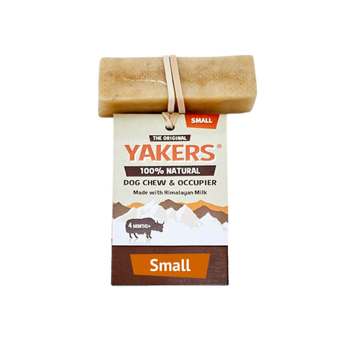 YAKERS Natural Chews for Dogs, Original, Small (Pack of 1) - Natural Dog Treats & Occupier Chews - Dry Himalayan Dog Chew Bar, Durable and Healthy Dog Chew, Natural Dog Chews & Dog Treats