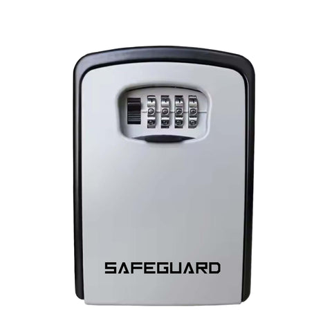 D&S London Safeguard Key Safe – Extra-Large Police Approved Lock Box for Outdoor Use, Wall-Mounted, 4-Digit Combination, Waterproof Alloy Body, Police Approved Key lock box for Home, Airbnb, Garage