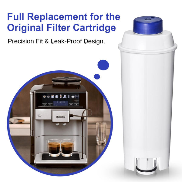 Water Filter Softener Compatible with Delonghi ECAM Coffee Machines, Dinamica, Magnifica S, Rivelia, ETAM, Authentica, Esam, DLSC002, Filter for Delonghi Coffee Machine