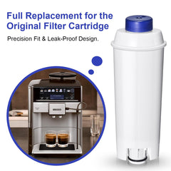Water Filter Softener Compatible with Delonghi ECAM Coffee Machines, Dinamica, Magnifica S, Rivelia, ETAM, Authentica, Esam, DLSC002, Filter for Delonghi Coffee Machine